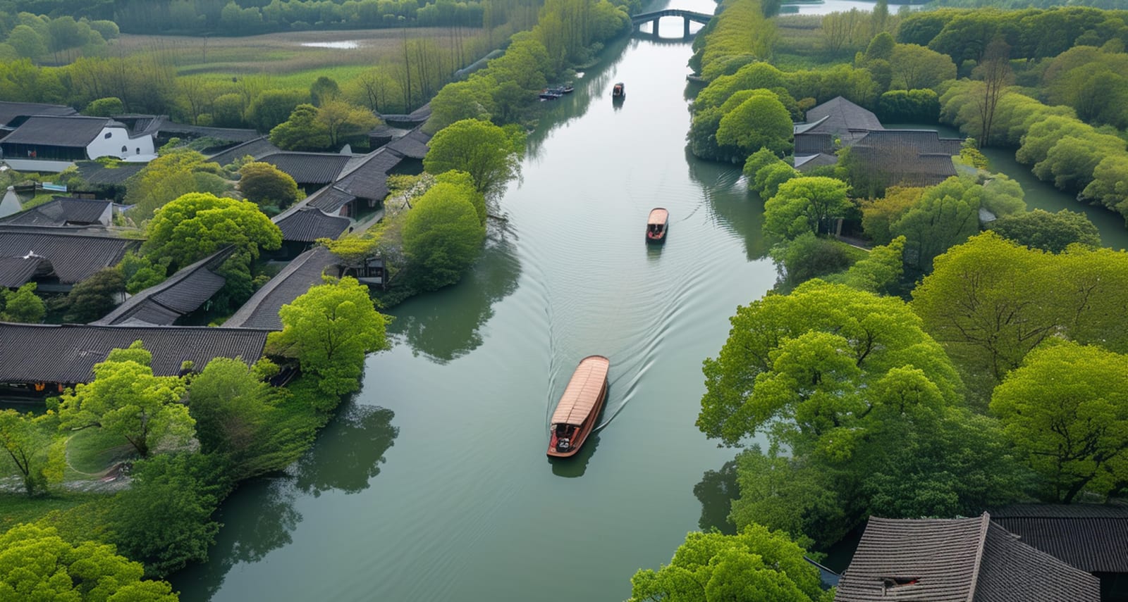 Xixi National Wetland Park — Tea Landscapes, Mountain Cities and Lingnan Culture