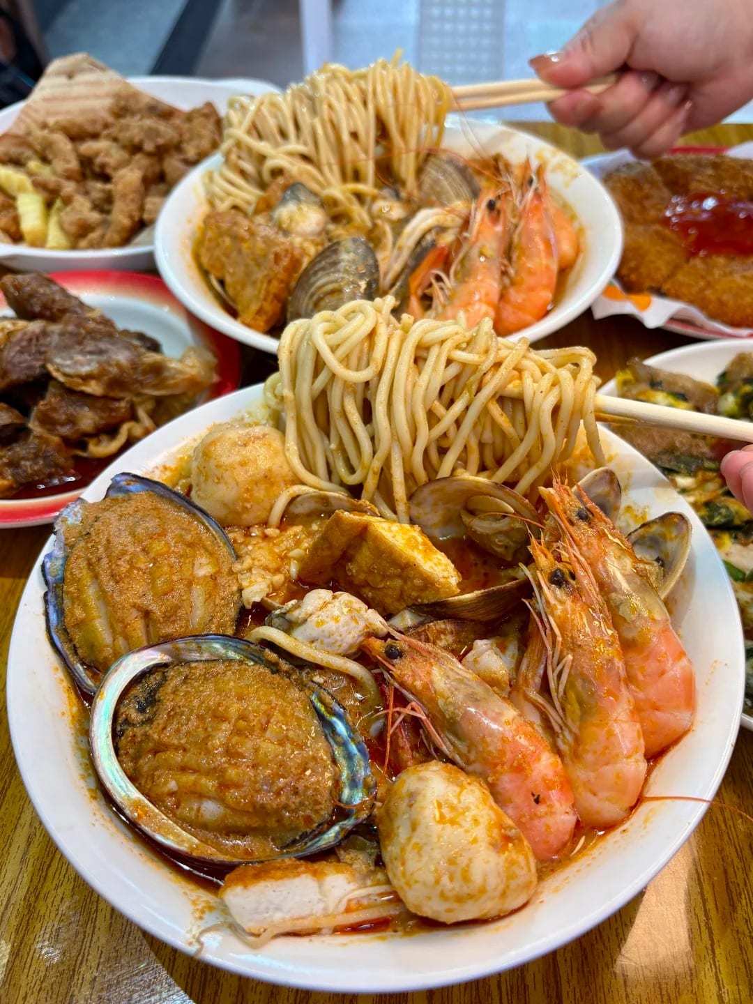 Shacha Noodles, Source: @橙子超会吃.