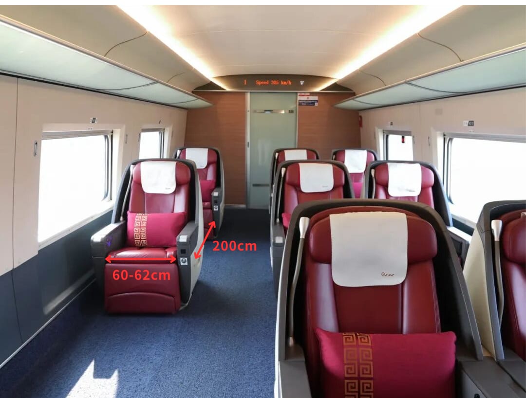 Business Class, Image Source: China Railway