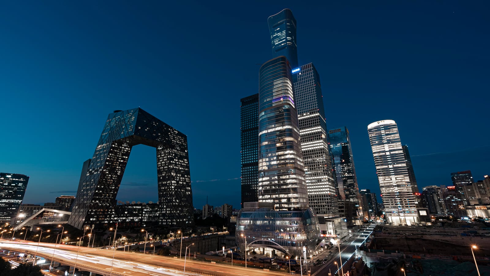 Beijing Cbd Night View — Beijing In-Depth Tour