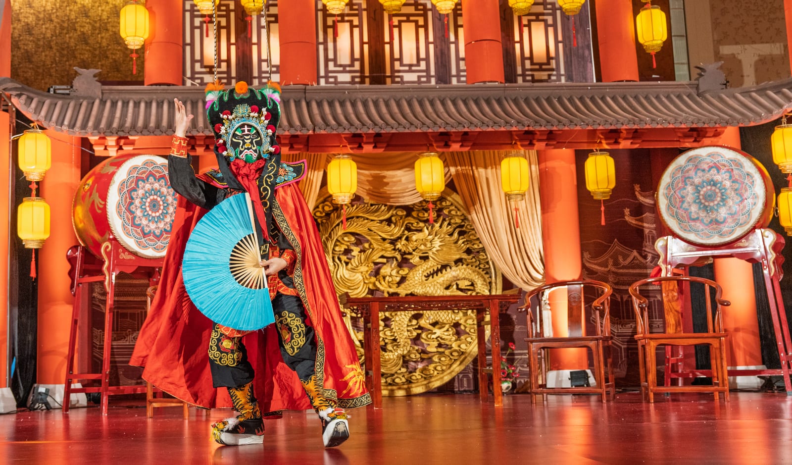 Face Changing Sichuan Opera Performance — Southwest China in Five Voices: A 13-Day Journey from the Stone Forest to the Mountains of Kham