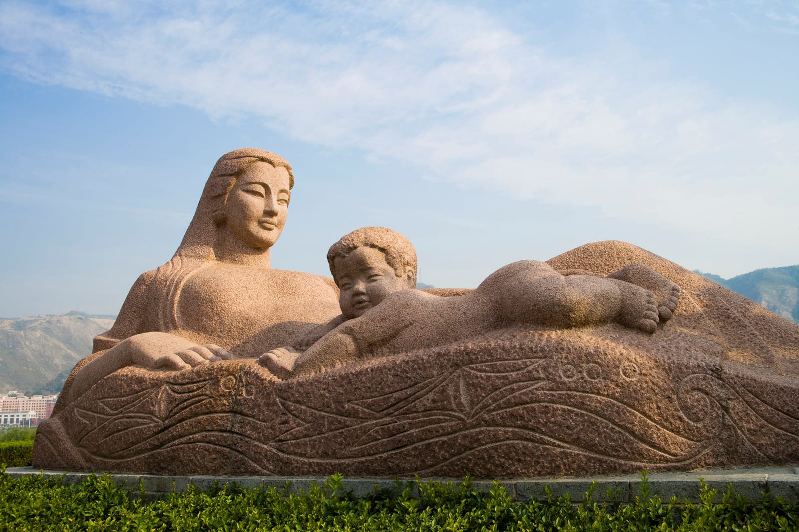 Yellow River Mother Sculpture — Silk Road Odyssey: Journey Through Ancient Civilizations