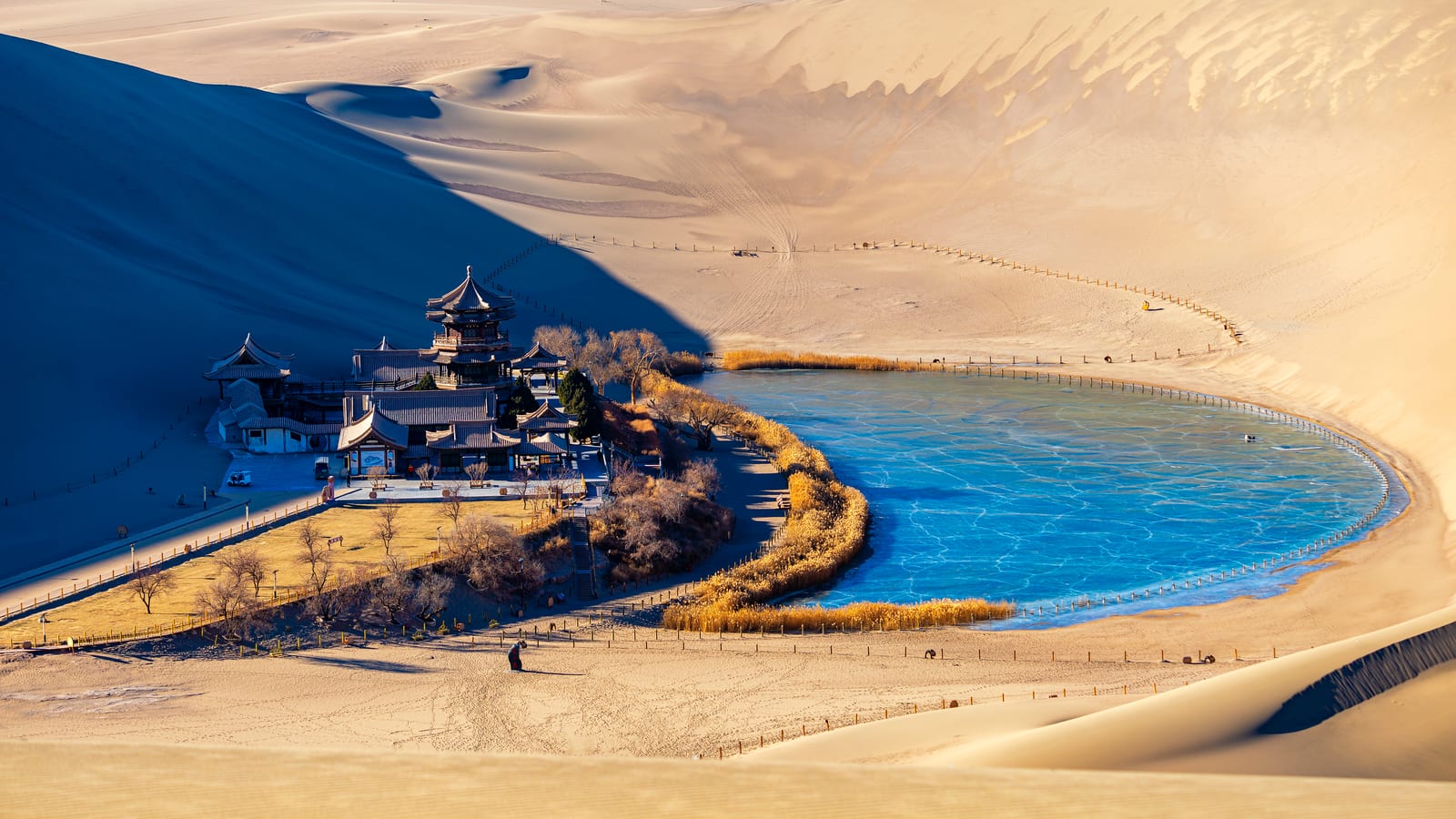 Mingsha Mountain And Crescent Moon Spring — Silk Road Odyssey: Journey Through Ancient Civilizations